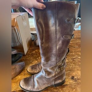 Matisse Becky dark brown leather riding boots